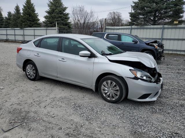 3N1AB7AP0KY274460 - 2019 NISSAN SENTRA S SILVER photo 4