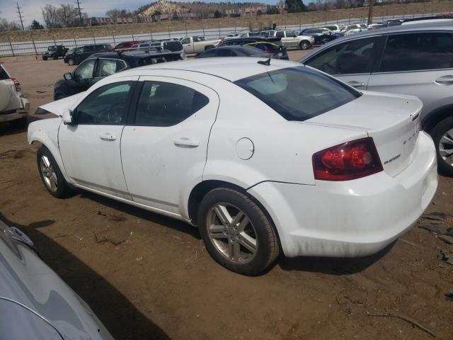 1B3BD1FBXBN561762 - 2011 DODGE AVENGER MAINSTREET WHITE photo 2