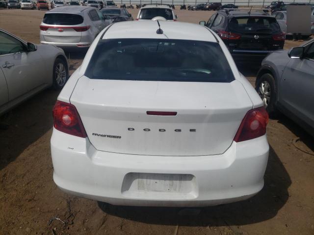 1B3BD1FBXBN561762 - 2011 DODGE AVENGER MAINSTREET WHITE photo 6