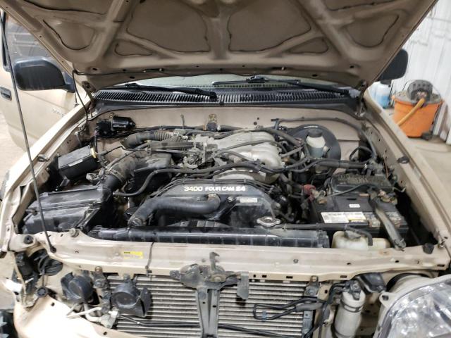 5TESN92N32Z113032 - 2002 TOYOTA TACOMA XTRACAB PRERUNNER ოქროსფერი ფოტო 11