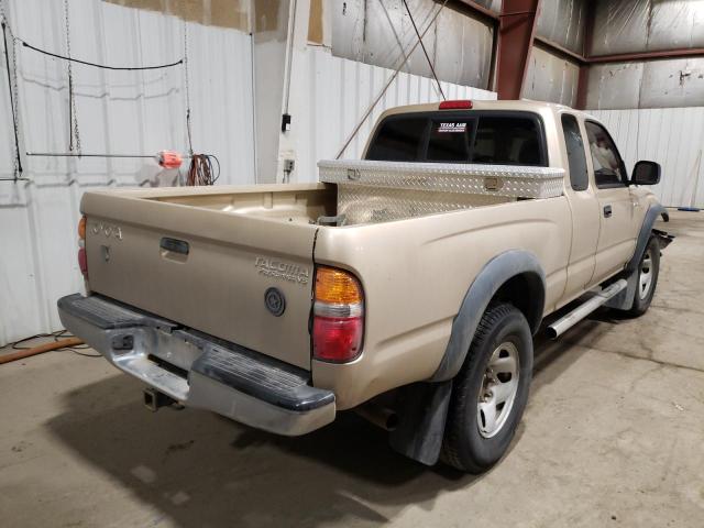 5TESN92N32Z113032 - 2002 TOYOTA TACOMA XTRACAB PRERUNNER ოქროსფერი ფოტო 3