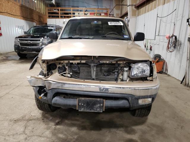 5TESN92N32Z113032 - 2002 TOYOTA TACOMA XTRACAB PRERUNNER ოქროსფერი ფოტო 5