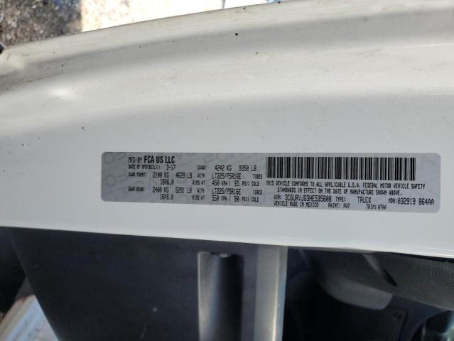 3C6URVJG3HE535608 - 2017 RAM PROMASTER 3500 HIGH თეთრი ფოტო 12