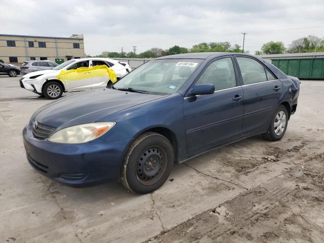 4T1BE32K53U212072 - 2003 TOYOTA CAMRY LE BLUE photo 1