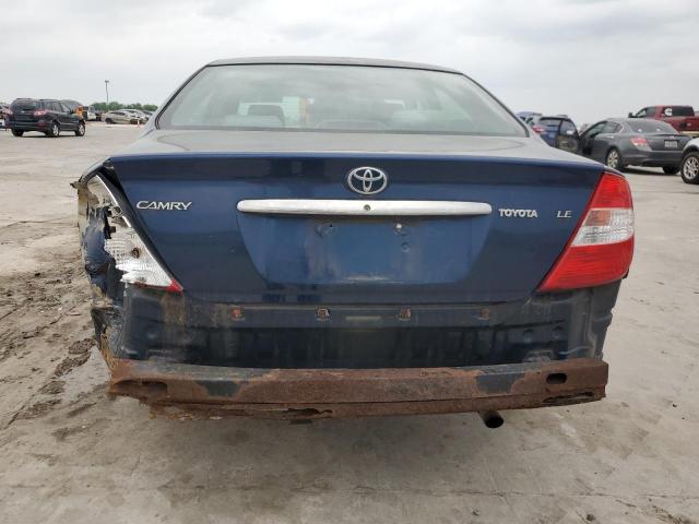 4T1BE32K53U212072 - 2003 TOYOTA CAMRY LE BLUE photo 6