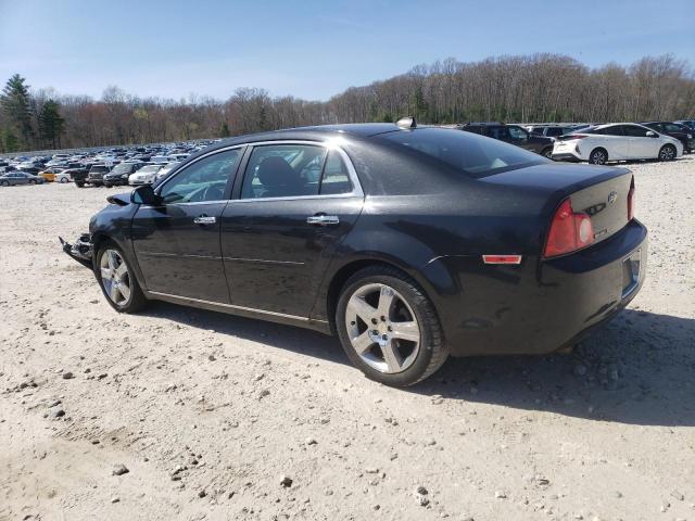 1G1ZC5E08CF300786 - 2012 CHEVROLET MALIBU 1LT BLACK photo 2