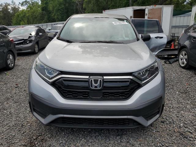 5J6RW1H29LA009595 - 2020 HONDA CR-V LX SILVER photo 5