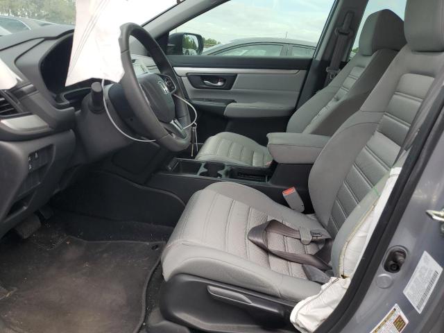 5J6RW1H29LA009595 - 2020 HONDA CR-V LX SILVER photo 7