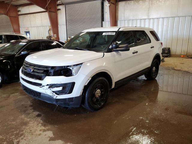 1FM5K8AR2JGC74087 - 2018 FORD EXPLORER POLICE INTERCEPTOR თეთრი ფოტო 1
