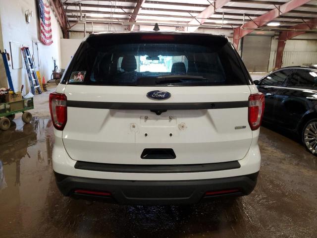 1FM5K8AR2JGC74087 - 2018 FORD EXPLORER POLICE INTERCEPTOR თეთრი ფოტო 6