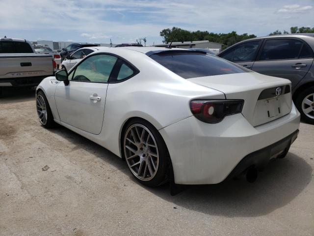 JF1ZNAA12D1712179 - 2013 TOYOTA SCION FR-S WHITE photo 2