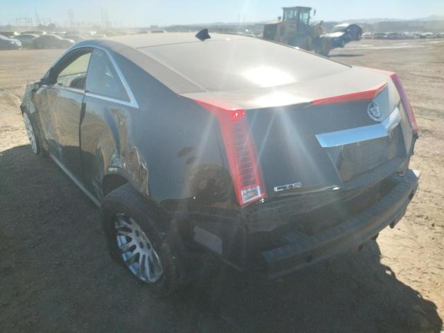 1G6DA1ED3B0167300 - 2011 CADILLAC CTS BLACK photo 3