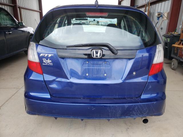 JHMGE8H24AS027081 - 2010 HONDA FIT BLUE photo 6