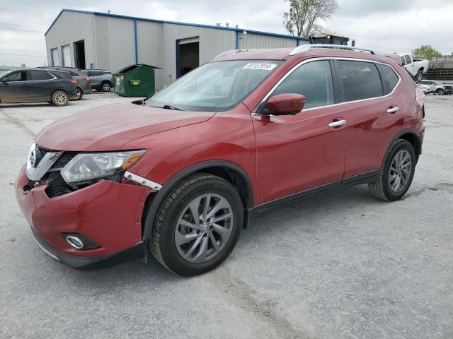 KNMAT2MT9GP726727 - 2016 NISSAN ROGUE S RED photo 1