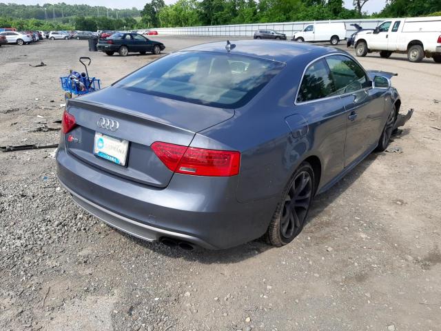 WAUCGAFR2DA035284 - 2013 AUDI S5 PREMIUM PLUS GRAY photo 4