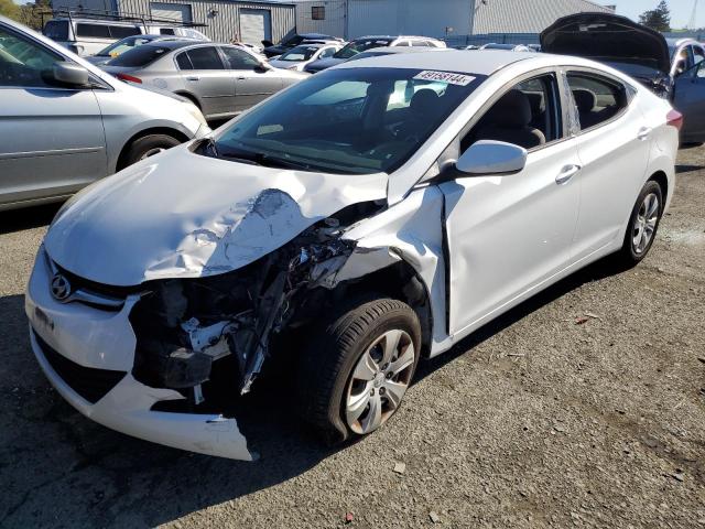 5NPDH4AE0GH751270 - 2016 HYUNDAI ELANTRA SE WHITE photo 1