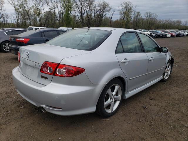 1YVHP80D845N86627 - 2004 MAZDA 6 S SILVER photo 3