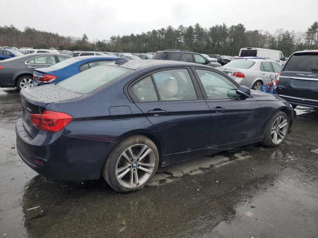 WBA8E3G59GNT78691 - 2016 BMW 328 XI SULEV BLUE photo 3