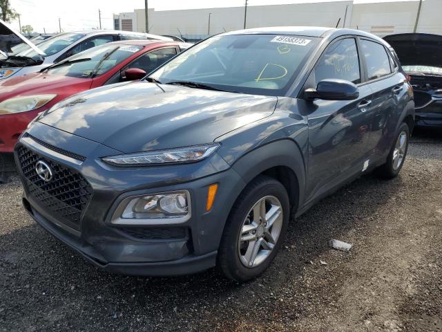 KM8K12AA0KU244473 - 2019 HYUNDAI KONA SE GRAY photo 1