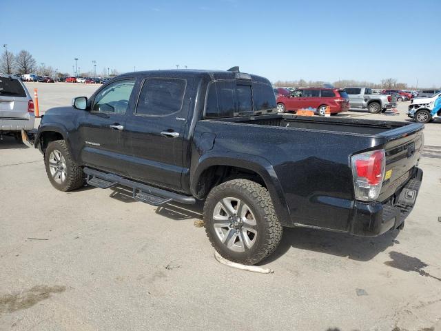 3TMGZ5ANXJM168495 - 2018 TOYOTA TACOMA DOUBLE CAB Чорний фото 2
