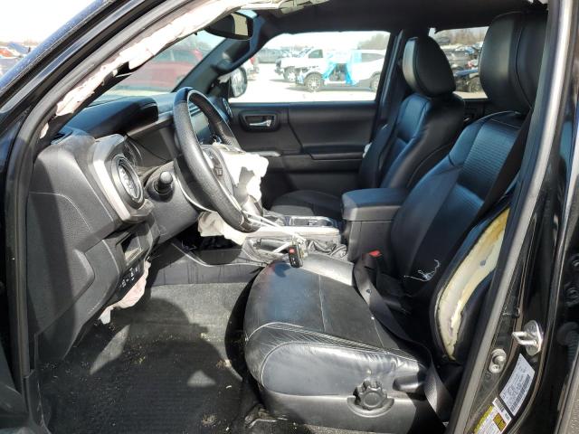 3TMGZ5ANXJM168495 - 2018 TOYOTA TACOMA DOUBLE CAB Чорний фото 7