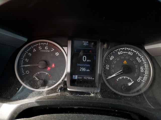 3TMGZ5ANXJM168495 - 2018 TOYOTA TACOMA DOUBLE CAB Чорний фото 9