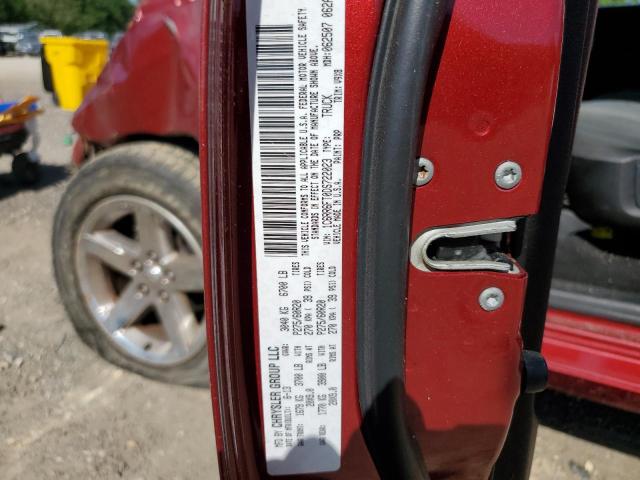 1C6RR6FT0DS722023 - 2013 RAM 1500 ST BURGUNDY photo 12