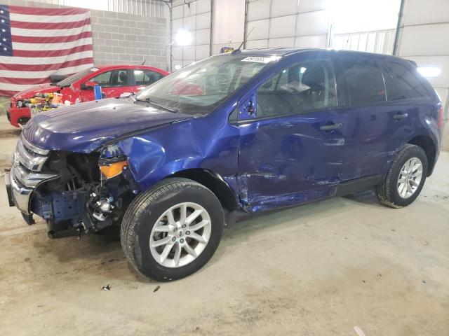 2FMDK3GC6DBE25669 - 2013 FORD EDGE SE BLUE photo 1