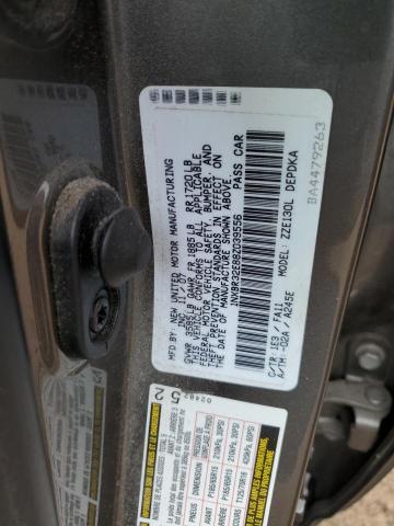 1NXBR32E88Z039556 - 2008 TOYOTA COROLLA CE GRAY photo 12