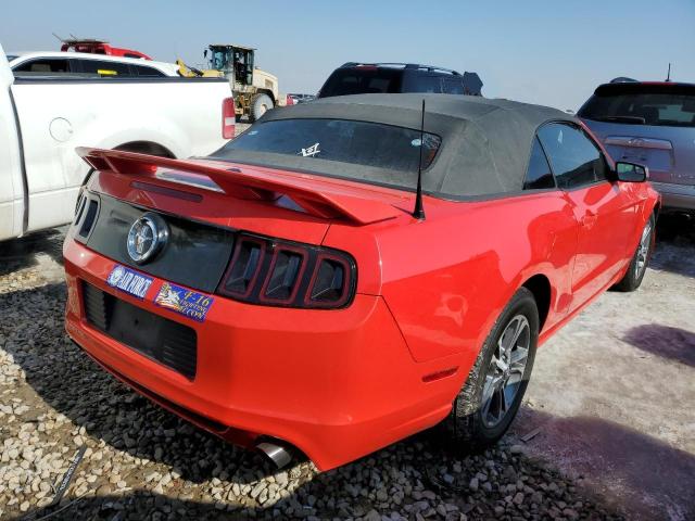 1ZVBP8EM7E5243942 - 2014 FORD MUSTANG RED photo 3