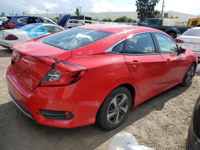 2HGFC2F65LH516087 - 2020 HONDA CIVIC LX RED photo 3