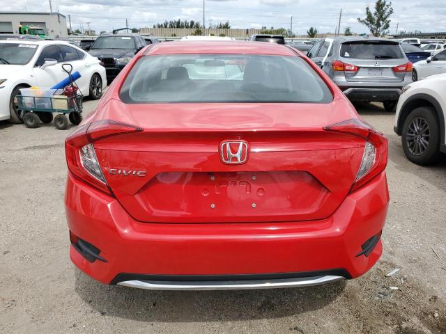 2HGFC2F65LH516087 - 2020 HONDA CIVIC LX RED photo 6