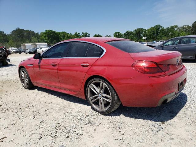 WBA6A0C57DDZ03269 - 2013 BMW 640 I RED photo 2