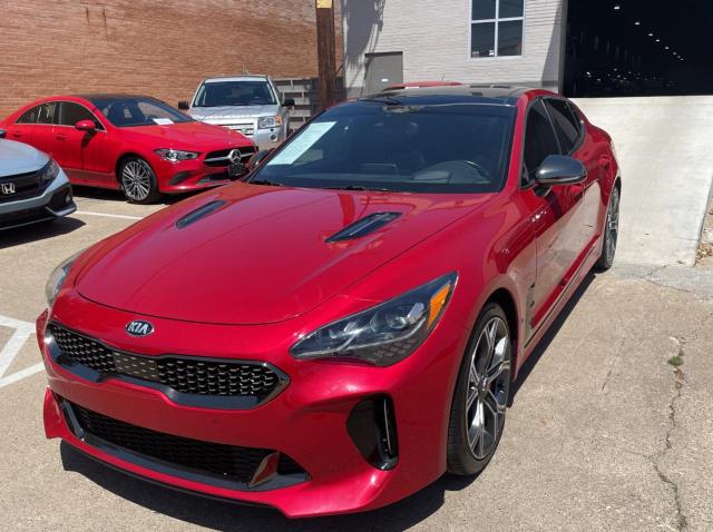 KNAE55LC6J6010182 - 2018 KIA STINGER GT2 RED photo 2