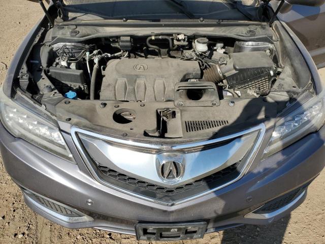 5J8TB4H75JL017555 - 2018 ACURA RDX ADVANCE GRAY photo 11