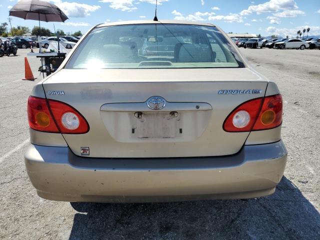 1NXBR32E74Z269888 - 2004 TOYOTA COROLLA CE TAN photo 6