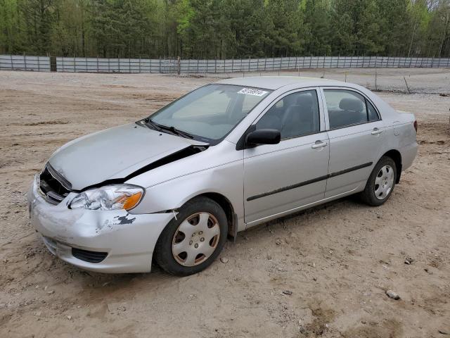 1NXBR32E44Z293954 - 2004 TOYOTA COROLLA CE SILVER photo 1