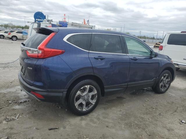 7FARW2H50KE002728 - 2019 HONDA CR-V EX BLUE photo 3