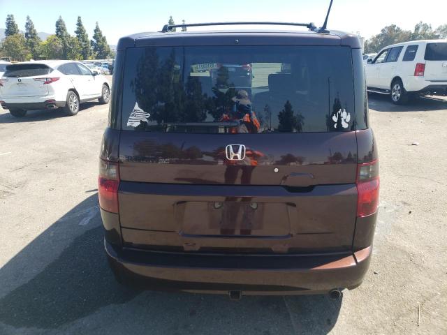 5J6YH18978L000795 - 2008 HONDA ELEMENT SC BURGUNDY photo 6