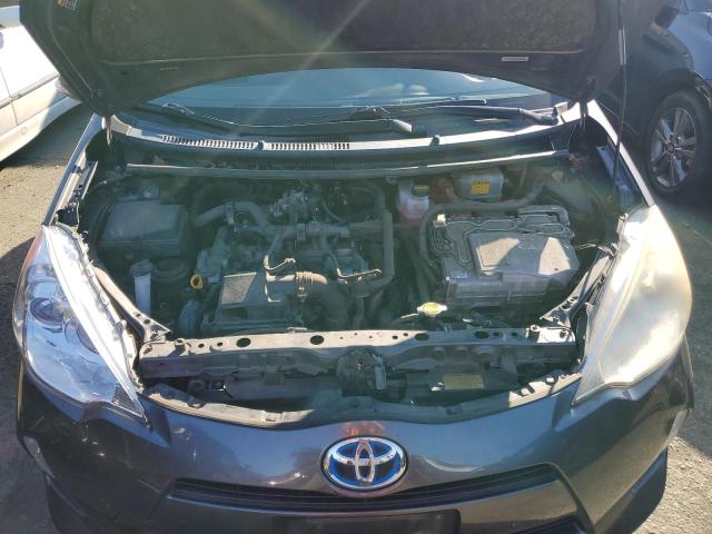 JTDKDTB36D1545271 - 2013 TOYOTA PRIUS C GRAY photo 11