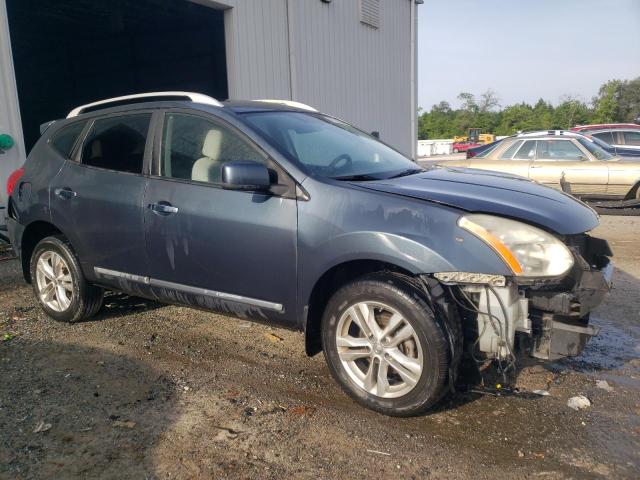 JN8AS5MTXDW523727 - 2013 NISSAN ROGUE S GRAY photo 4