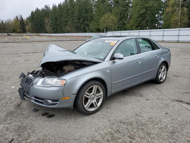 WAUDF78E37A231890 - 2007 AUDI A4 2.0T QUATTRO SILVER photo 1