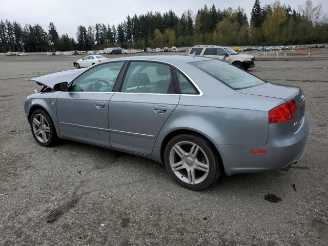 WAUDF78E37A231890 - 2007 AUDI A4 2.0T QUATTRO SILVER photo 2