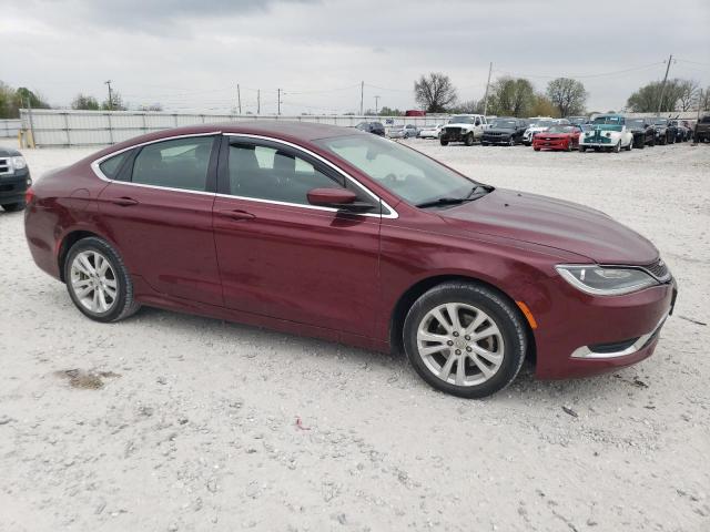 1C3CCCAB1FN607174 - 2015 CHRYSLER 200 LIMITED MAROON photo 4