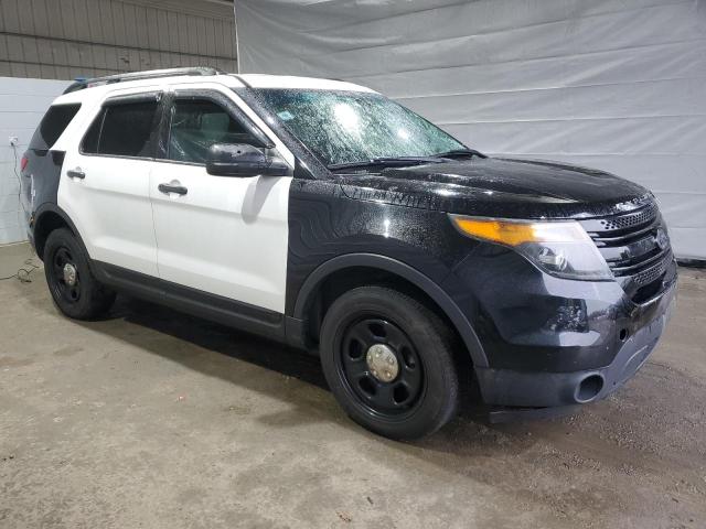 1FM5K8AR7FGB92069 - 2015 FORD EXPLORER POLICE INTERCEPTOR 双色 照片 4