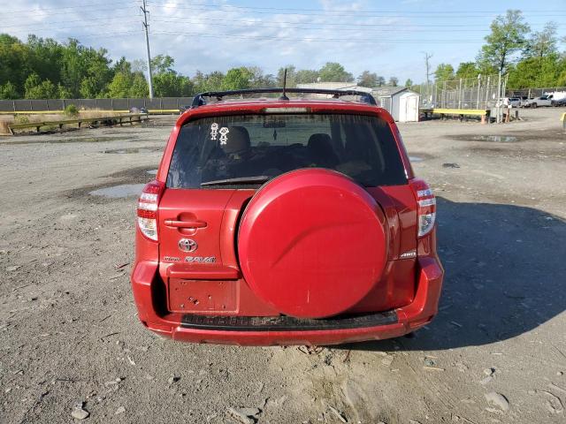 JTMBF33VX9D015594 - 2009 TOYOTA RAV4 RED photo 6