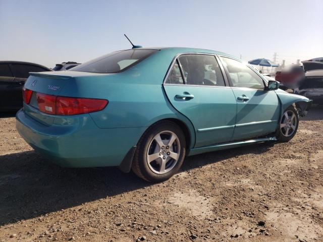 JHMCN36465C012409 - 2005 HONDA ACCORD HYBRID TEAL photo 3