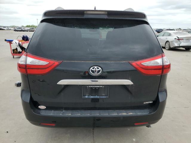 5TDYK3DC6GS727833 - 2016 TOYOTA SIENNA XLE BLACK photo 6