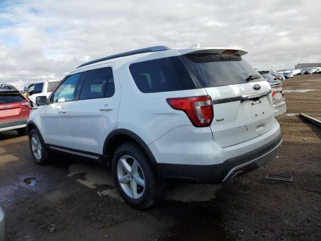 1FM5K8D83GGA85380 - 2016 FORD EXPLORER XLT WHITE photo 2