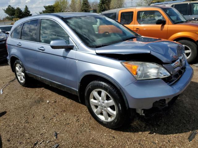 JHLRE48738C024551 - 2008 HONDA CR-V EXL BLUE photo 4